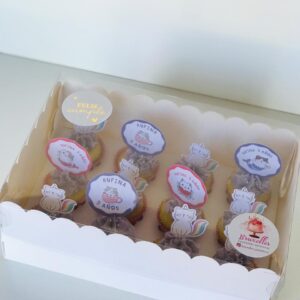 Minicupcakes con topper